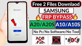 Samsung A10s/A20s FRP Bypass 2024 New Method | Without Pc Remove Gmail Account Lock - No *#0*#