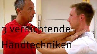 Selbstverteidigung lernen - 3 vernichtende wing chun Handtechniken