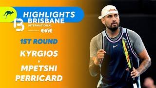 Nick Kyrgios v Giovanni Mpetshi Perricard - Brisbane International Highlights | Wide World of Sports