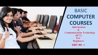 basic computer courses for beginners | information technology | What is ICT