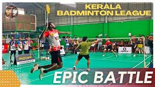 BENNET ANTONY/VISHNU VS SHYAMPRASAD/ARUN GEORGE:KERALA BADMINTON LEAGUE TOURNAMENT SEASON 2