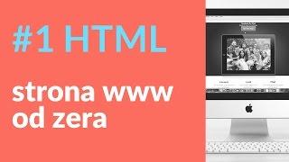 Strona internetowa od zera. Cały kod HTML 1/4