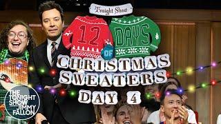 12 Days of Christmas Sweaters 2023: Day 4 | The Tonight Show Starring Jimmy Fallon