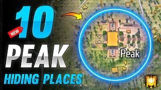 PEAK KE TOP 10 RANK PUSH HIDDEN PLACES   BR Rank Push Trick and tips in Solo || Part 1#freefire