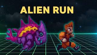 Warped: Run Alien Game Assets Display