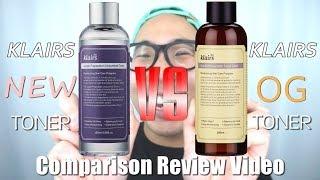 KLAIRS New Toner vs Original Toner   Comparison Review