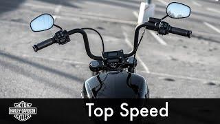 Top Speed German Autobahn Harley Davidson Softail Street Bob 2020