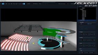 Building a 3D set with RECKEEN 3D Studio Editor