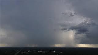 STORMS OVER TAMPA AS SEEN FROM 380 FEET OVER FISH HAWK TRAILS