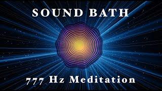 777 Hz / 77 Minute Sound Bath / Ambient Meditation Music