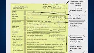 What is a provisional ballot and how are they counted?