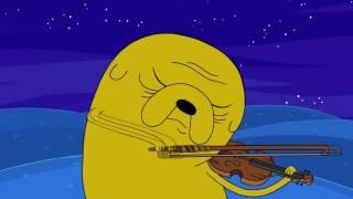 Adventure Time S02E02 "The Eyes" - Jake plays the viola