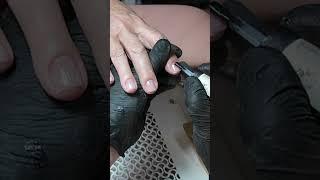 Russian Manicure on Short Nails | No BS, Just Clean Cuticle & Bold Color