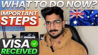 What To Do AFTER You Get Your Australian Visa? | International Students in Australia | Vlog #244