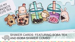 SHAKER CARDS: FEATURING BOBA TEA AND BOBA SHAKER COMBO