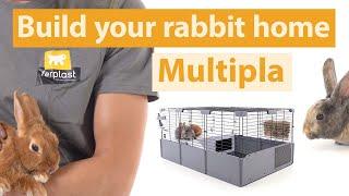 Rabbit Modular Home: MULTIPLA  by Ferplast is the most flexible choice ever.