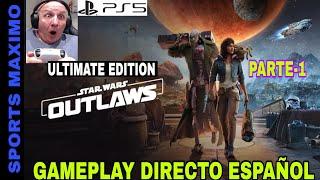 STAR WARS OUTLAWS ULTIMATE EDITION, PARTE-1 (PS5) GAMEPLAY ANALISIS DIRECTO ESPAÑOL