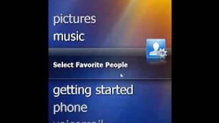 AppStar WM6.5 Favorite People - Favorite Contacts on Titanium Screen