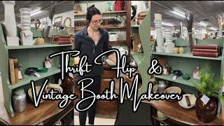 Spring Thrift Flip & Vintage Booth Makeover | Trash to Treasure