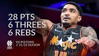 Gary Harris 28 pts 6 threes 6 rebs vs Pistons 21/22 season