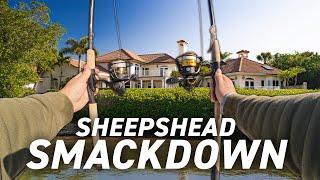 Big Houses, Big Docks, and Big Fish | Florida Sheepshead and Snook Fishing