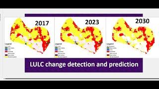 LULC change detection, simulation and prediction using MOLUSCE in QGIS