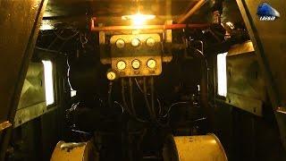 Sala Motor Locomotiva 060-DA/ST43 Loco Engine Room - Motor Sulzer 12LDA28 Engine in Action