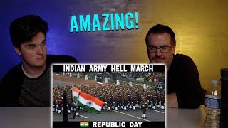 Americans React to INDIA HELL MARCH 2022 | India's Republic Day Parade!