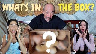 what's in the box challenge w/ my parents