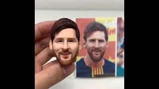 Lionel Messi handmade sculpture from polymer clay | clay art