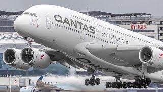 32 BIG PLANE TAKEOFFS and LANDINGS from UP CLOSE | Sydney Airport Plane Spotting 2023 [SYD/YSSY]