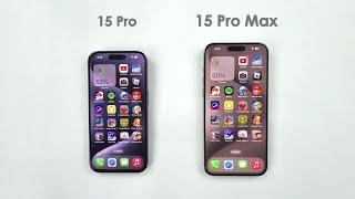 iPhone 15 Pro vs 15 Pro Max in 2025 - Speed Test! Which is Better?