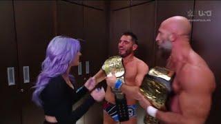 WWE SmackDown 12/6/2024 - Candice LeRae Celerbrates With Johnny Gargano & Tommaso Ciampa