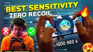 IQOO NEO 6 BGMI SENSITIVITY CODE | FULL GYRO SCOPE SENSITIVITY 