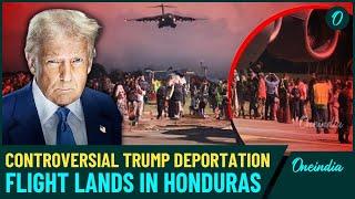 Trump’s Immigration Crackdown | Deportation Flight With 72 Migrants Lands in Honduras | Watch