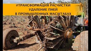 Как эффективно удалить пни? Американский корчеватель пней Savannah Stump Puller 1710