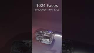 Ice cube vs Cloth Simulation | Satisfying 3D Animation