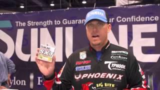 Sunline SX1 Hi-Vis Yellow Braid with Russ Lane | ICAST 2013