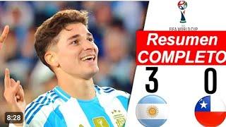 Argentina vs Chile 3-0 Resumen Y Goles Completo 2024 HD