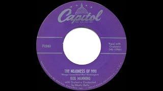 1953 HITS ARCHIVE: The Nearness Of You - Bob Manning