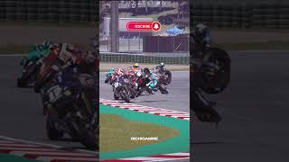 Misano Rossi's cage is very fast - MOTOGP Funny Crash Compilation