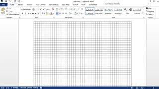 How to Remove Gridlines In MS Word