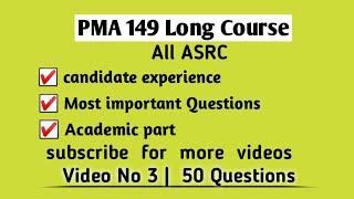 pma 149 candidates experience | pma 149 academic questions | experience all centres #pma