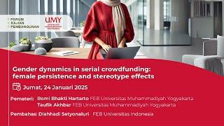 FKP 2025 01 24  Gender dynamics in serial crowdfunding: female persistence and stereotype effects