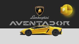 Lamborghini Aventador PowerPoint bemutató