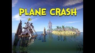 PLANE CRASH! - Minecraft Beautiful Survival Island - Ep.1