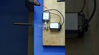 High speed fan using two dc motors || dc motor hacked #motor #dcmotor #shorts