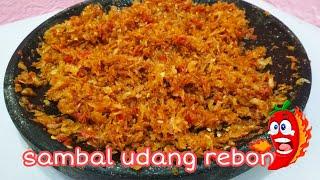 Dimakan sama nasi anget enak banget  || sambal udang rebon