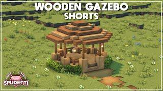 Minecraft: Wooden Gazebo #Shorts