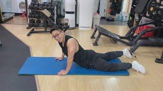 초간단 등 허리 홈트레이닝